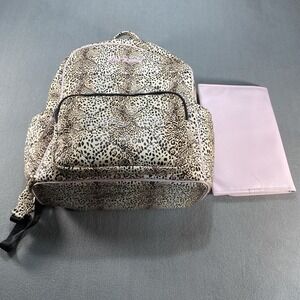 Betsey Johnson Diaper Bag Back Pack Changing Pad Leopard Print Cooler Pockets
